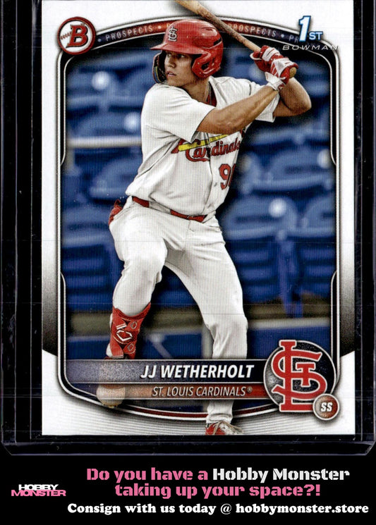 2025 Bowman JJ Wetherholt Prospects St. Louis Cardinals