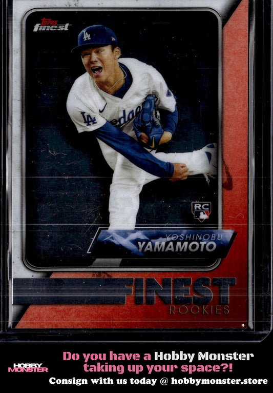2024 Finest Yoshinobu Yamamoto Design Variations Los Angeles Dodgers