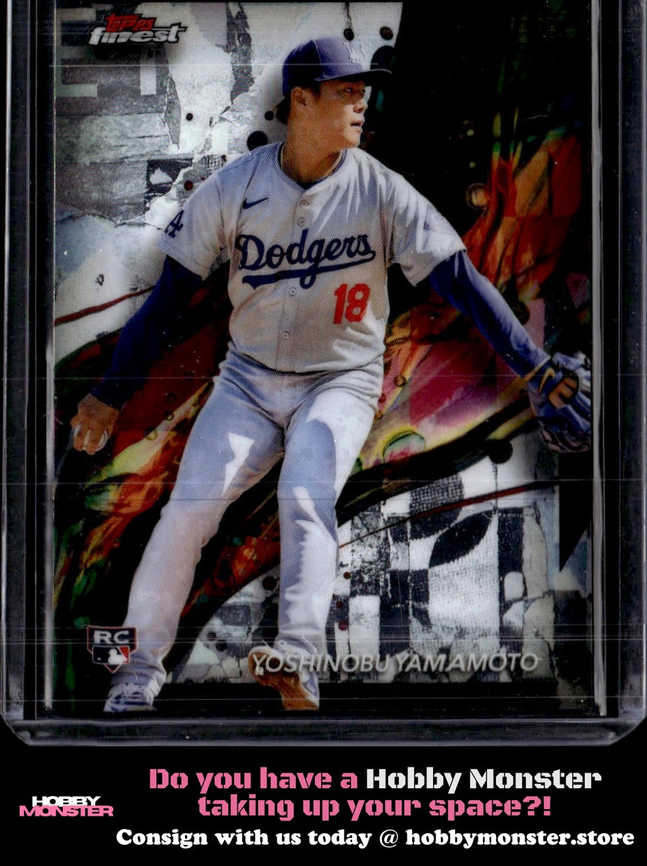 2024 Finest Yoshinobu Yamamoto Rookie Los Angeles Dodgers