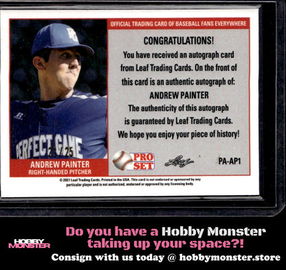 2021 Leaf Pro Set Metal Andrew Painter RC Auto /25