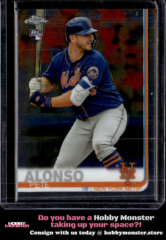 2019 Topps Chrome Pete Alonso Rookie New York Mets