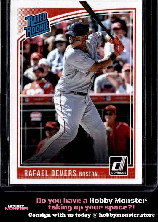 2018 Donruss Rafael Devers Rookie Boston Red Sox