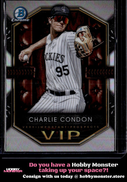 2025 Bowman Charlie Condon Very Important Prospects Colorado Rockies