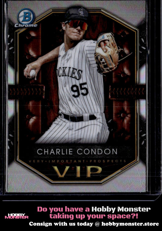 2025 Bowman Charlie Condon Very Important Prospects Colorado Rockies