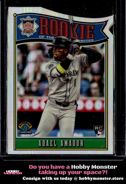 2025 Bowman Adael Amador Rookie of the Year Favorites Colorado Rockies