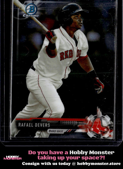 2017 Bowman Rafael Devers Chrome Prospects Boston Red Sox