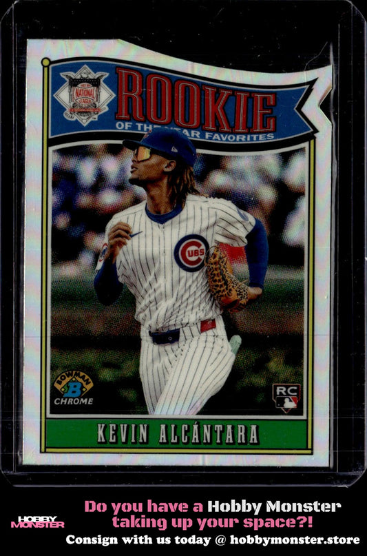 2025 Bowman Kevin Alcántara Rookie of the Year Favorites Chicago Cubs