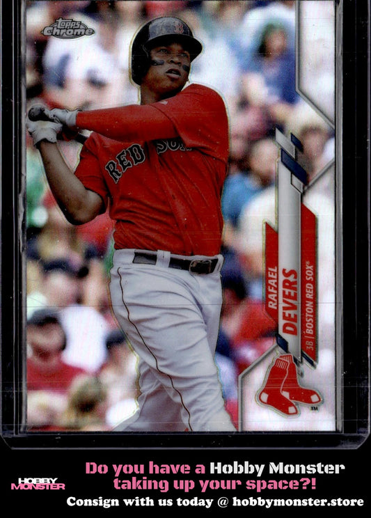 2020 Topps Chrome Rafael Devers Refractor Boston Red Sox