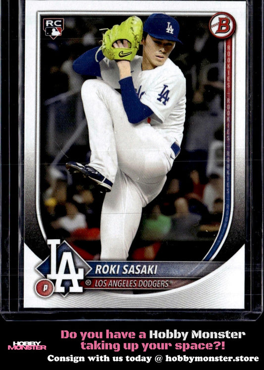 2025 Bowman Roki Sasaki Rookie Los Angeles Dodgers