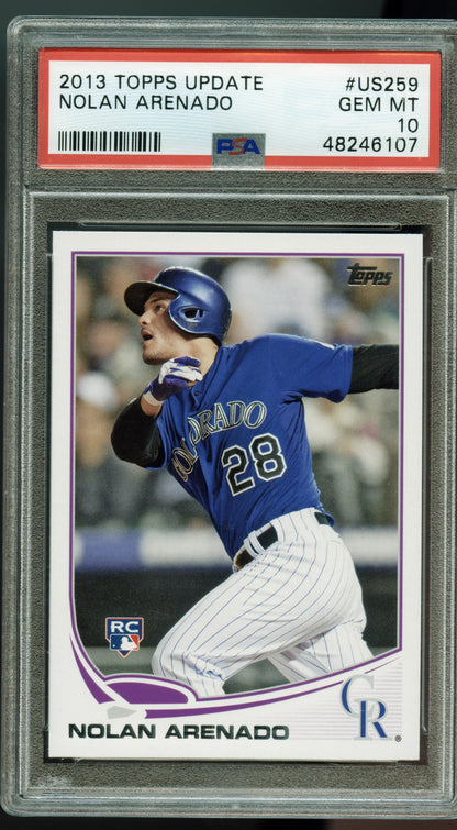 2013 Topps Update Nolan Arenado Colorado Rockies PSA 10