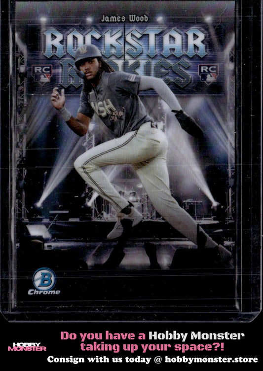 2025 Bowman James Wood Rockstar Rookies Washington Nationals