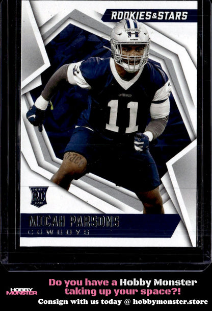 2021 Panini Rookies & Stars Micah Parsons Rookie Dallas Cowboys
