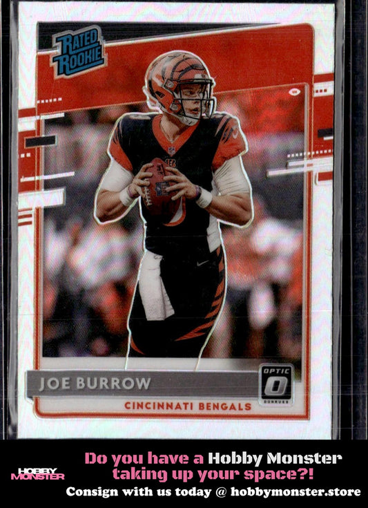 2020 Donruss Optic Joe Burrow Holo Rookie Cincinnati Bengals