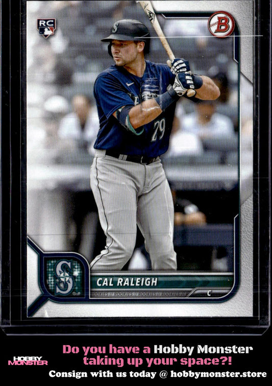 2022 Bowman Cal Raleigh Rookie Seattle Mariners
