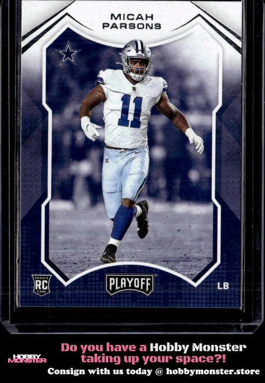 2021 Panini Playoff Micah Parsons Rookie Dallas Cowboys
