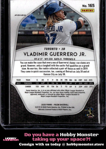 2020 Panini Prizm Vladimir Guerrero Jr. Red-Orange Prizm Toronto Blue Jays