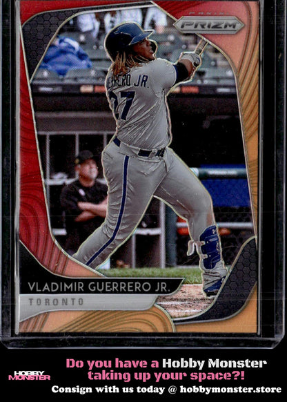 2020 Panini Prizm Vladimir Guerrero Jr. Red-Orange Prizm Toronto Blue Jays
