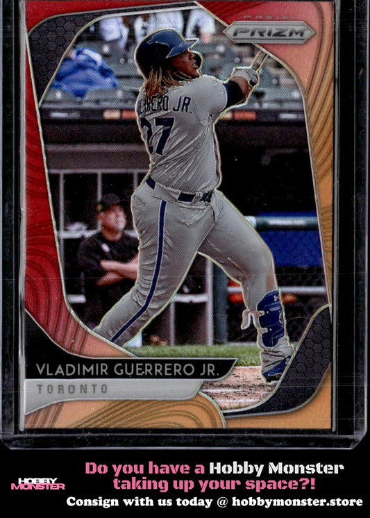 2020 Panini Prizm Vladimir Guerrero Jr. Red-Orange Prizm Toronto Blue Jays