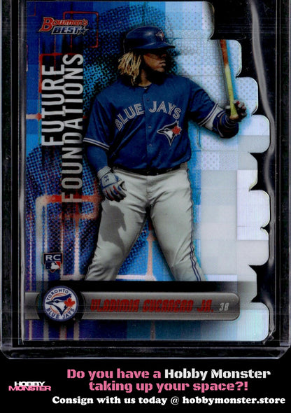 2019 Bowman's Best Vladimir Guerrero Jr. Future Foundations Die Cuts Blue Jays