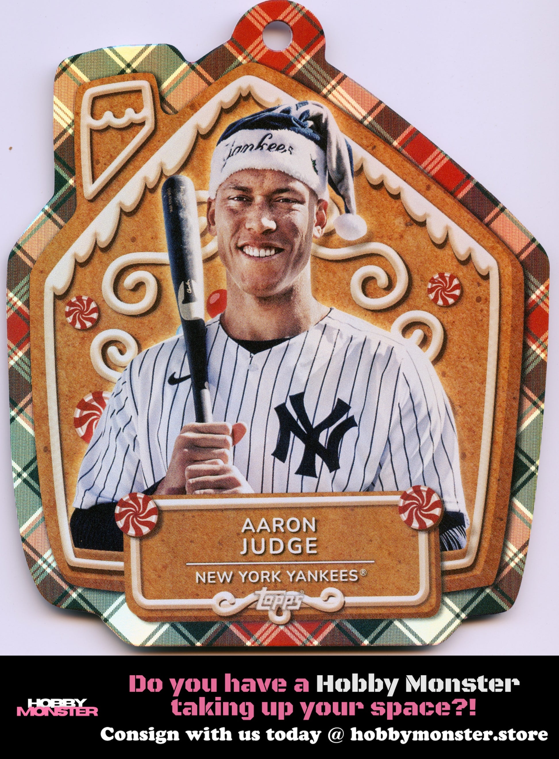2024 Topps Holiday Aaron Judge Die Cut Ornaments New York Yankees