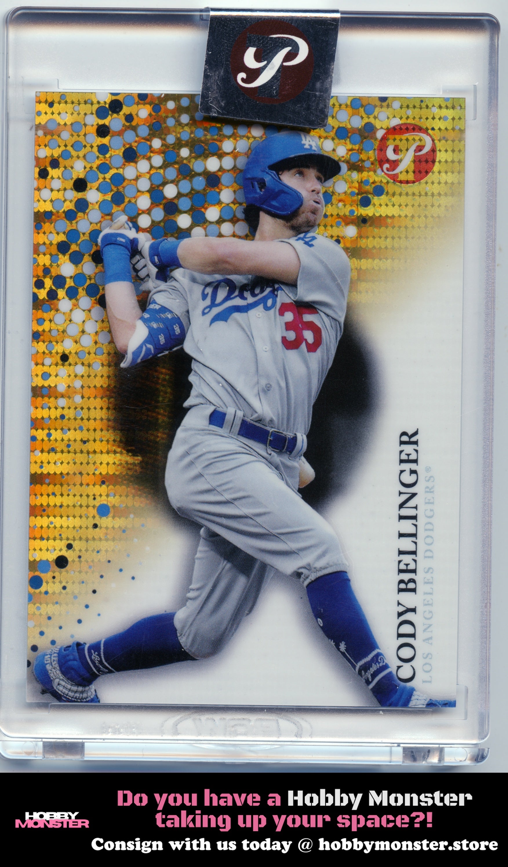 2022 Topps Pristine Cody Bellinger Gold Refractor #/50 Los Angeles Dodgers