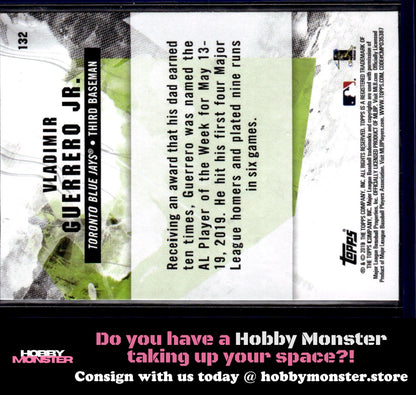 2019 Topps Fire Vladimir Guerrero Jr. Rookie Toronto Blue Jays