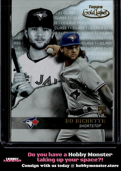 2020 Topps Gold Label Bo Bichette Rookie Toronto Blue Jays