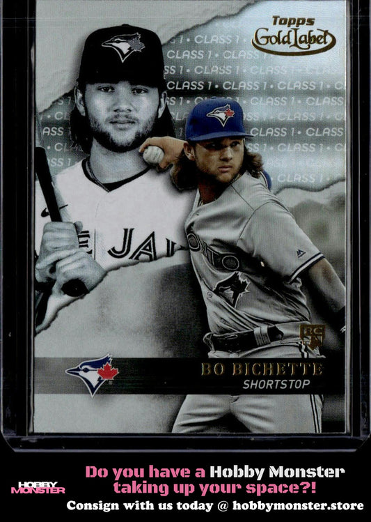 2020 Topps Gold Label Bo Bichette Rookie Toronto Blue Jays