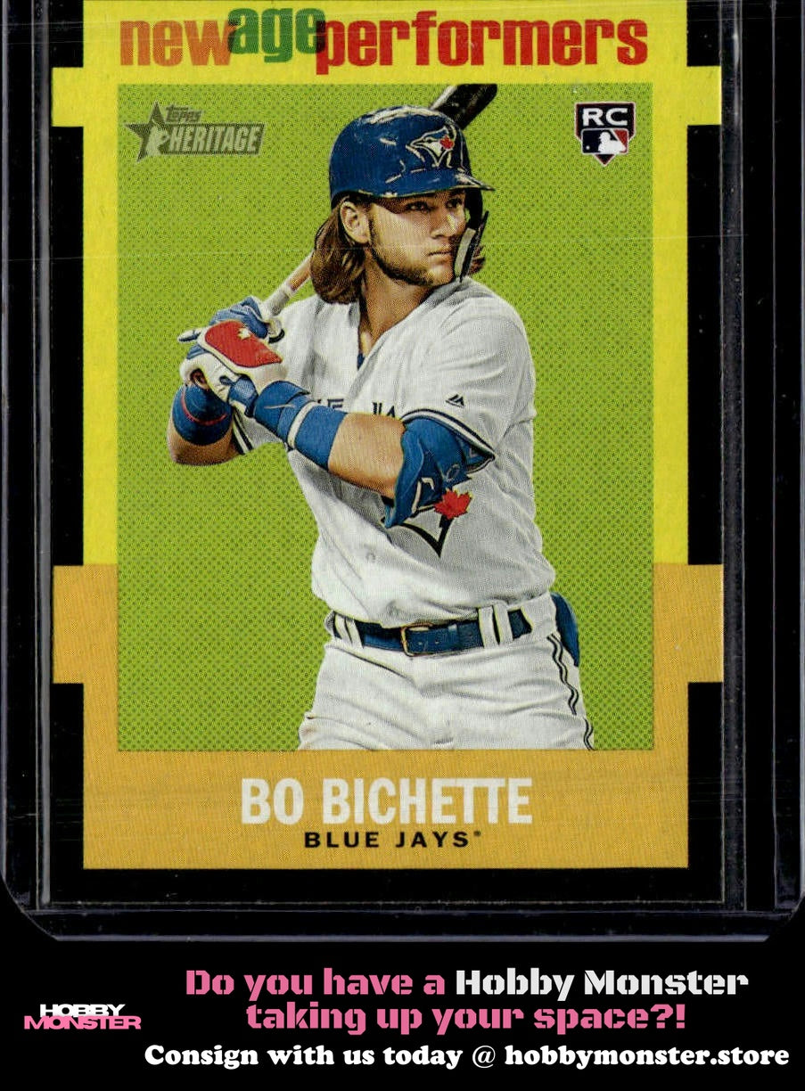 2020 Topps Heritage Bo Bichette New Age Performers Toronto Blue Jays