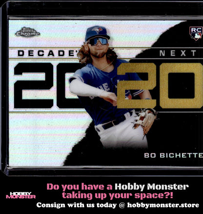 2020 Topps Chrome Update Bo Bichette Decade's Next Toronto Blue Jays