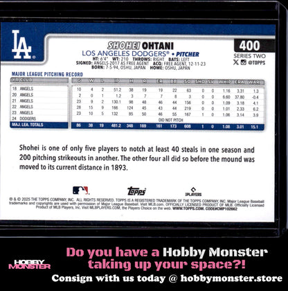 2025 Topps Shohei Ohtani Los Angeles Dodgers