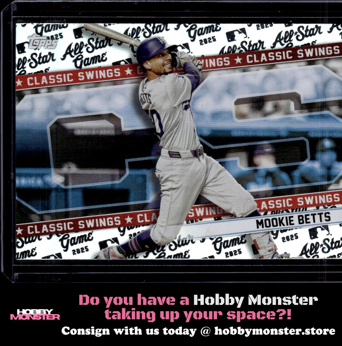 2025 Topps All-Star Game Mookie Betts Classic Swings Los Angeles Dodgers