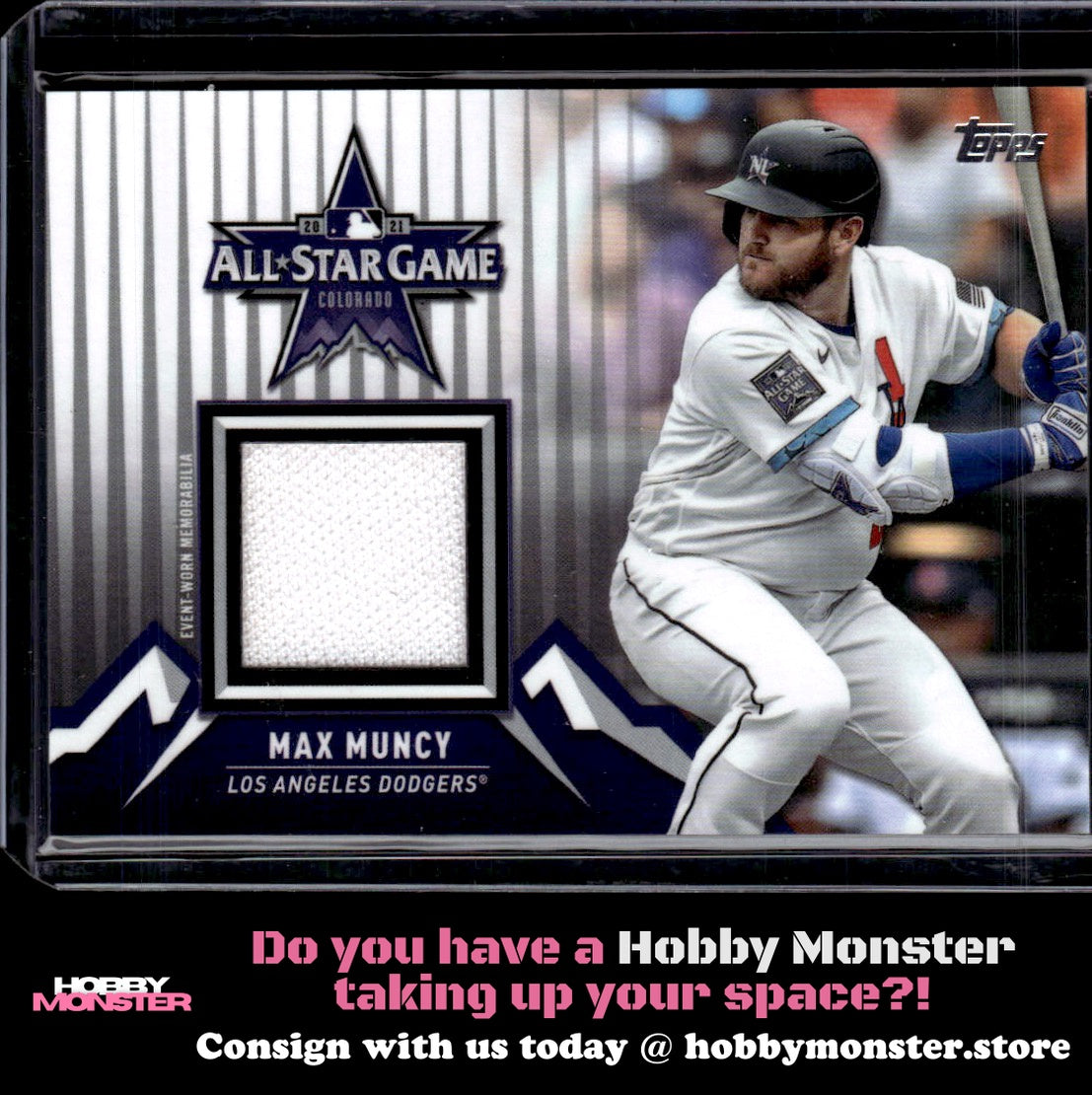 2021 Topps Update Max Muncy All-Star Stitches Los Angeles Dodgers