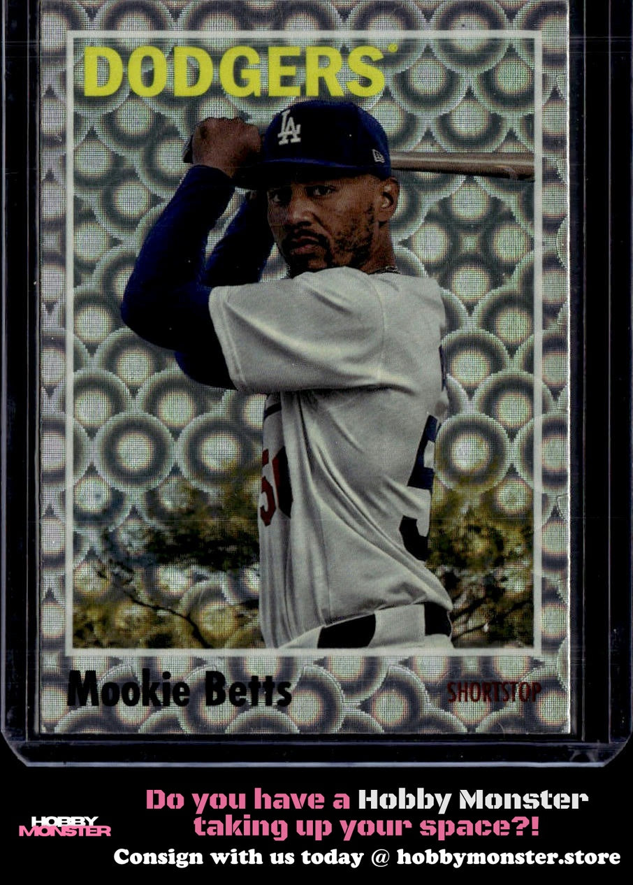 2024 Topps Archives Mookie Betts Archives Foilboard Los Angeles Dodgers