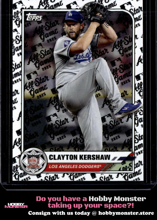 2025 Topps All-Star Game Clayton Kershaw Los Angeles Dodgers