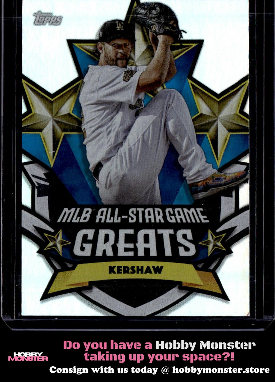 2025 Topps All-Star Game Clayton Kershaw Game Greats Dodgers