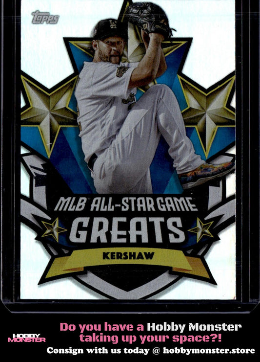 2025 Topps All-Star Game Clayton Kershaw Game Greats Dodgers