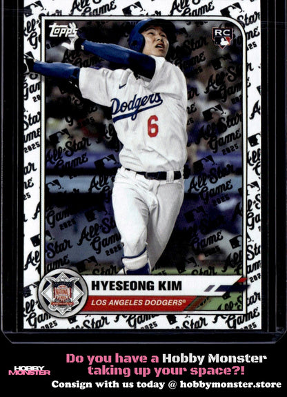 2025 Topps All-Star Game Hyeseong Kim Rookie Los Angeles Dodgers