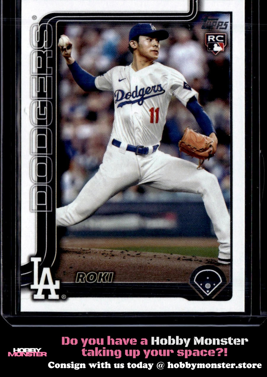 2025 Topps Roki Sasaki Rookie Los Angeles Dodgers