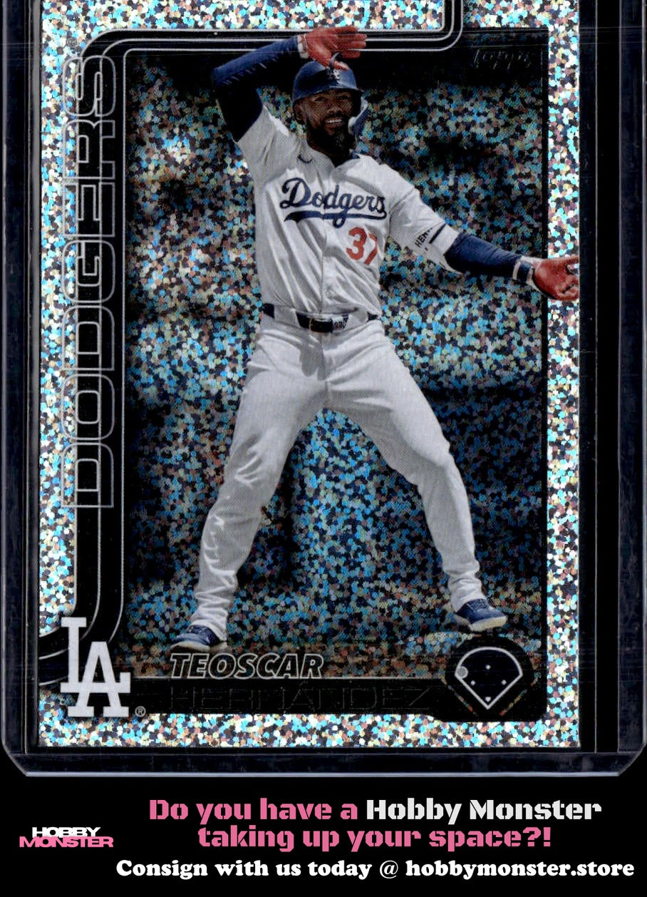 2025 Topps Teoscar Hernández Sandglitter Los Angeles Dodgers