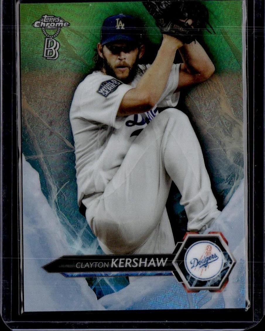 2021 Topps Chrome Ben Baller Edition Clayton Kershaw Icy Los Angeles Dodgers