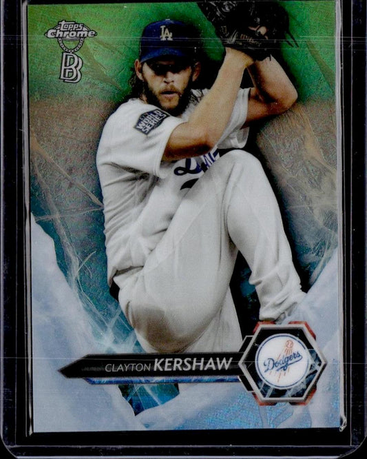 2021 Topps Chrome Ben Baller Edition Clayton Kershaw Icy Los Angeles Dodgers