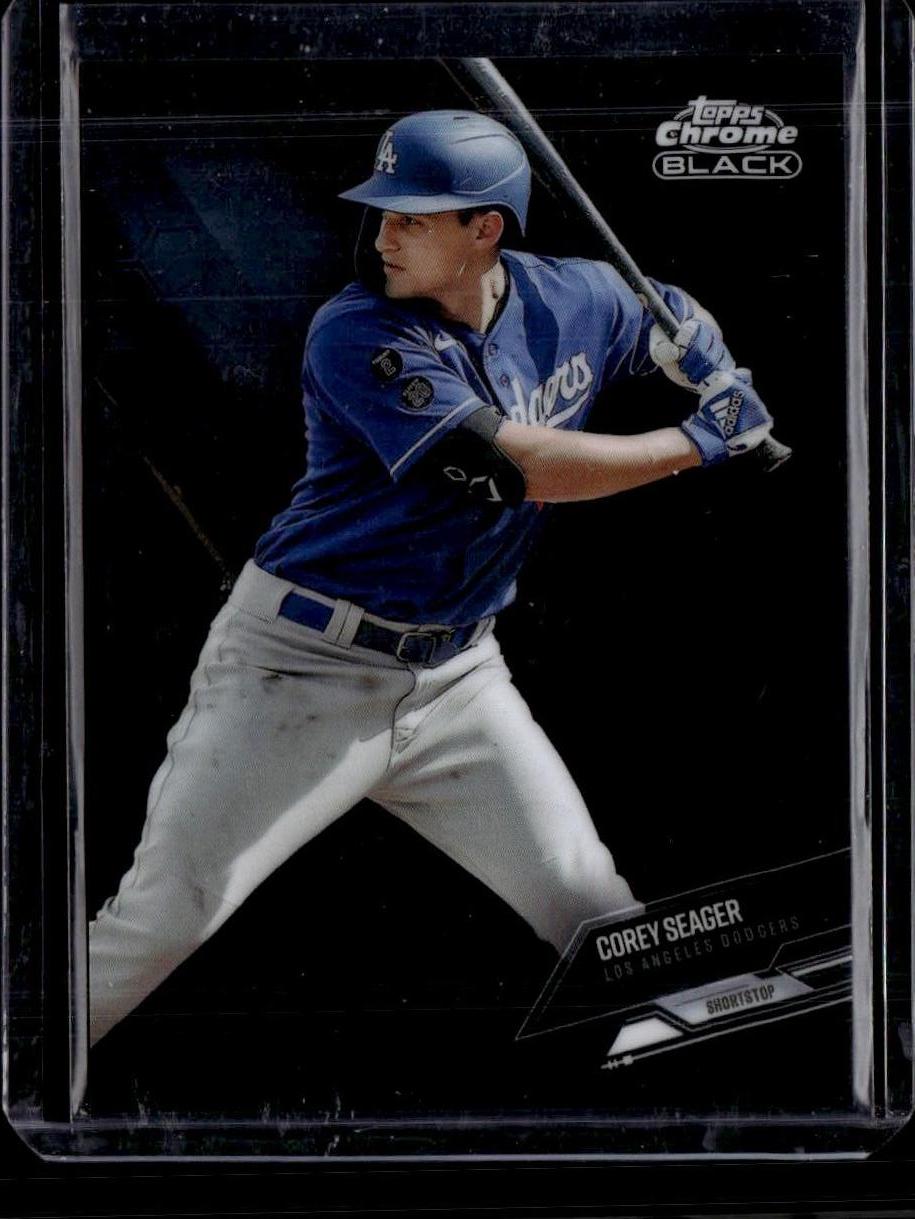 2021 Topps Chrome Black Corey Seager Los Angeles Dodgers