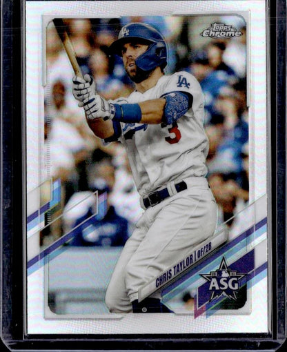 2021 Topps Update Chris Taylor 2021 MLB All-Stars Blue Los Angeles Dodgers