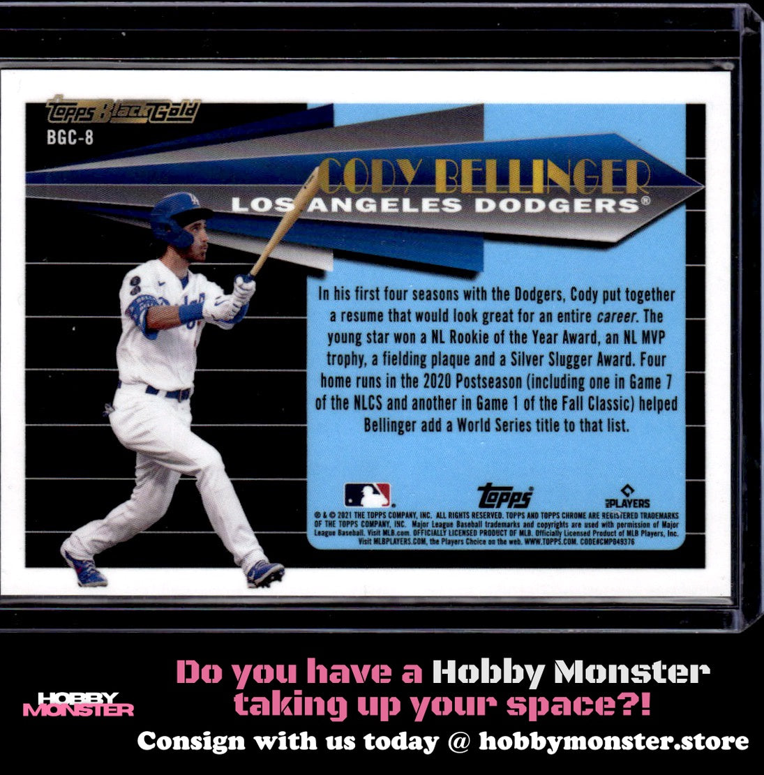 2021 Topps Chrome Update Cody Bellinger Topps Black Gold Los Angeles Dodgers