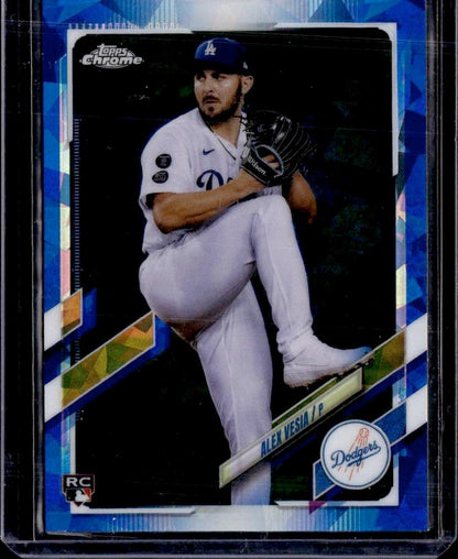 2021 Topps Chrome Update Sapphire Edition Alex Vesia Rookie Los Angeles Dodgers