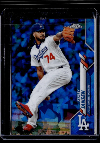 2020 Topps Chrome Sapphire Edition Kenley Jansen Los Angeles Dodgers