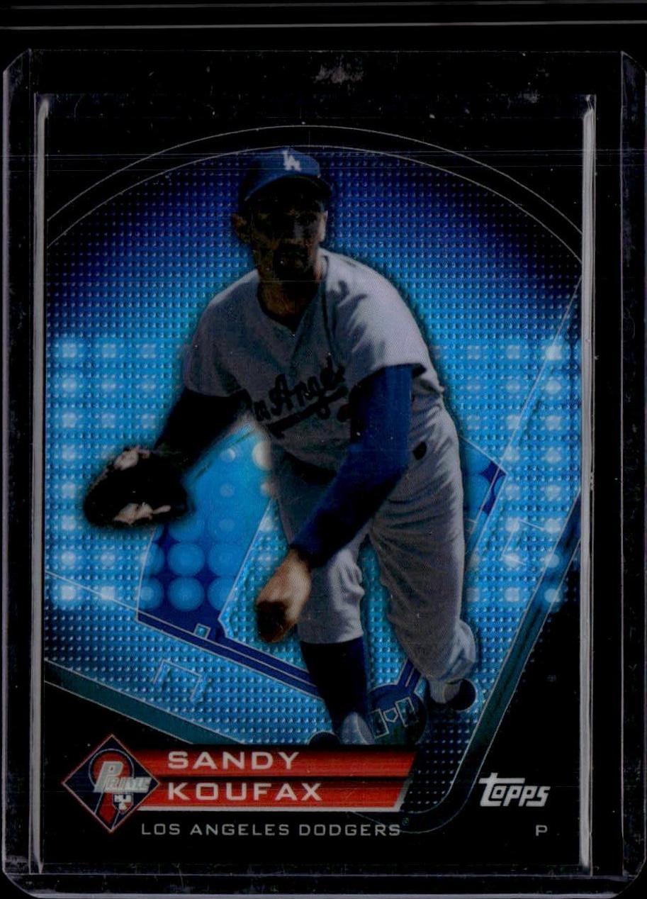 2011 Topps Sandy Koufax Prime 9 Refractor Los Angeles Dodgers