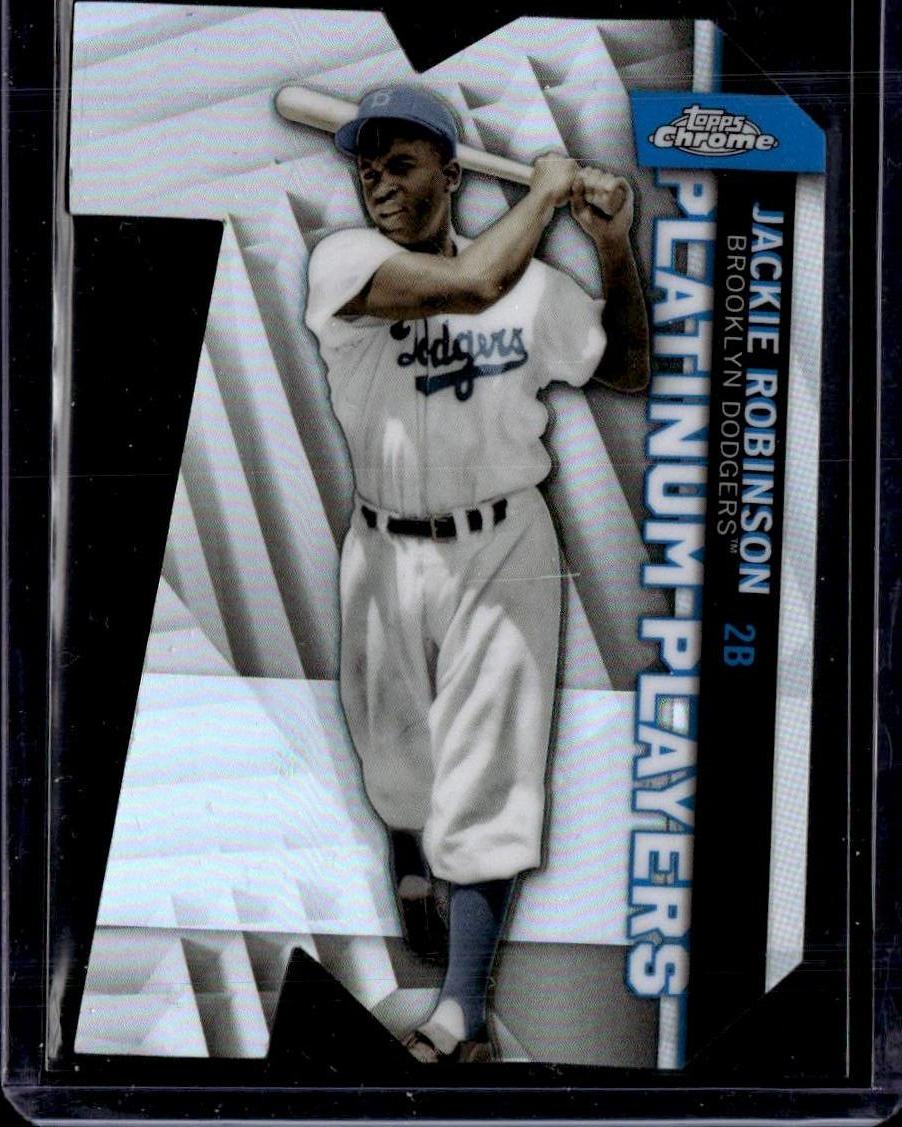 2021 Topps Jackie Robinson Platinum Players Die Cut Brooklyn Dodgers