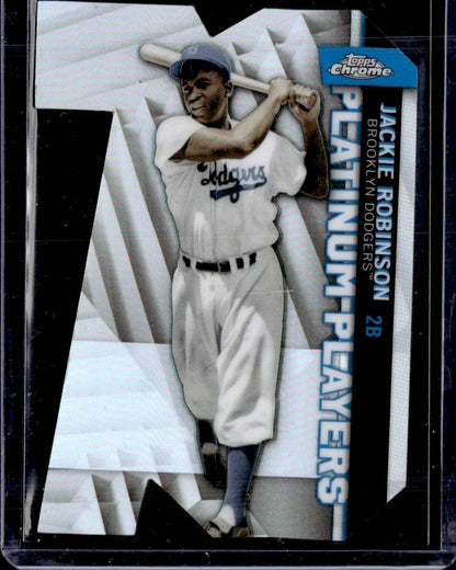 2021 Topps Jackie Robinson Platinum Players Die Cut Brooklyn Dodgers